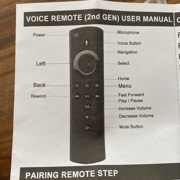 Voice remote control replacement for Amazon fire stick 2nd generation see models - Picture 2 of 7